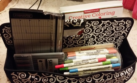 Coloring Caddy for the Daily Marker Coloring Challenge